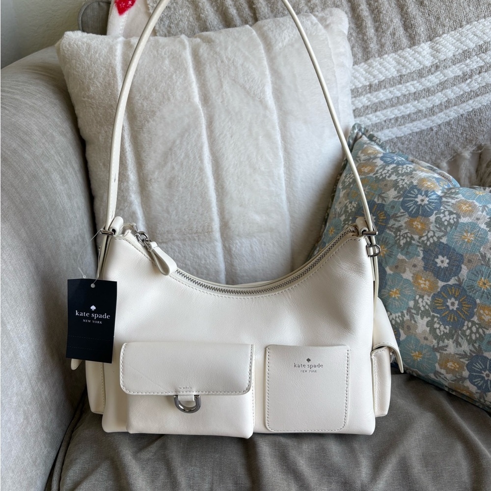 Kate Spade Cargo Shoulder Bag in White - Picture 2 of 10